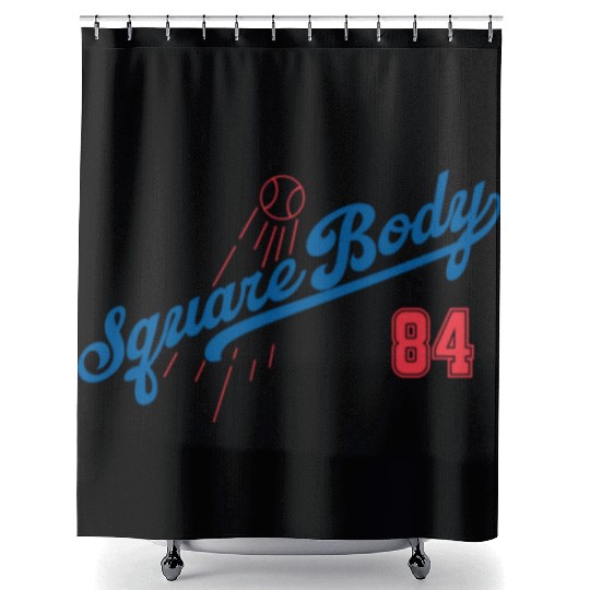 1984 Square Body Shower Curtains