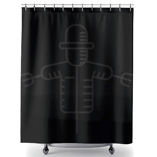 Farmer gift Ideas : farm scarecrow Shower Curtains