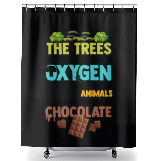 Novelty Reasons To Save Trees Planting Shower Curtains