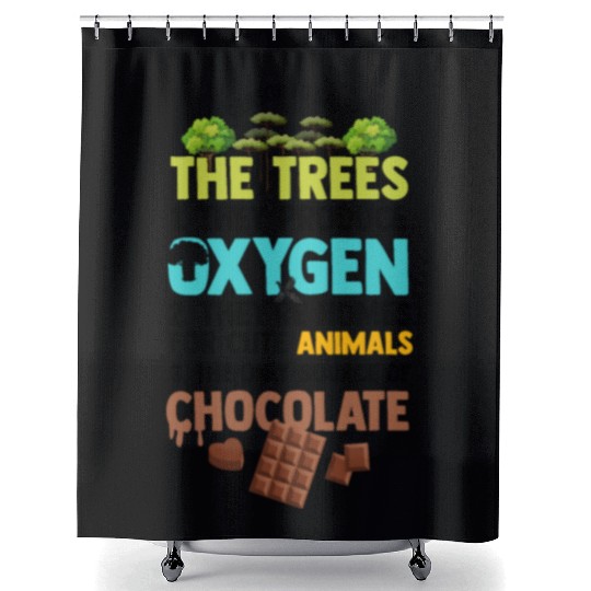 Novelty Reasons To Save Trees Planting Shower Curtains