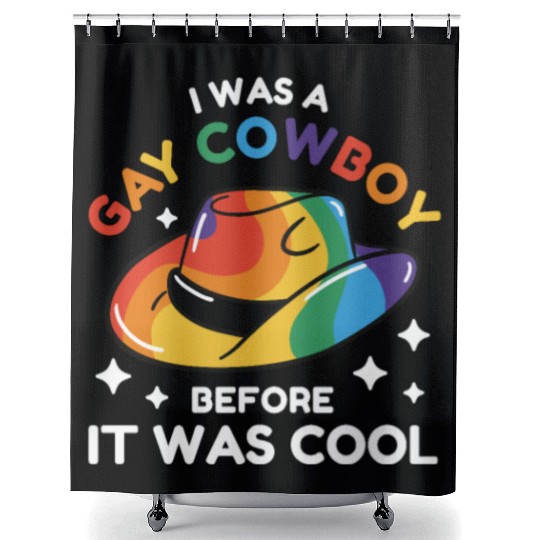 Cowboy Barn Bull Rider Rodeo Country Western Movie Shower Curtains