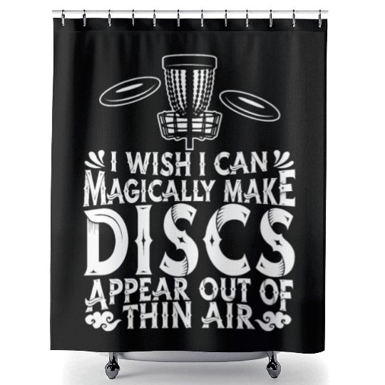 Disc Golf Frisbee Golf Shower Curtains