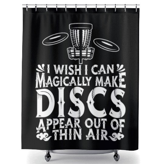 Disc Golf Frisbee Golf Shower Curtains