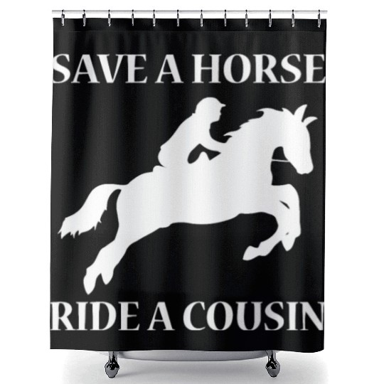 Horse Ride Cowboy Shower Curtains