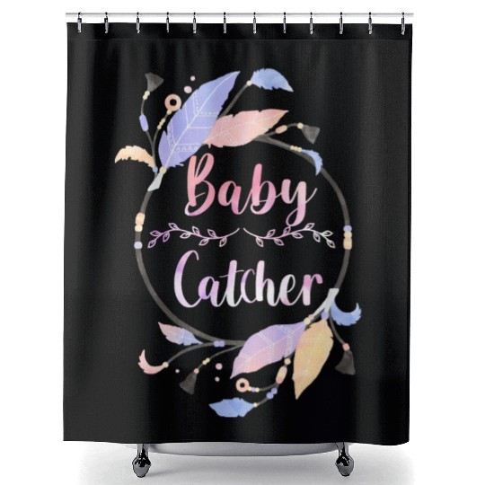 Midwife Dreamcatcher Baby Catcher Doula Shower Curtains