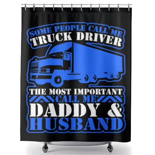 Most Important People Call Me Daddy Husband Cool Shower Curtains