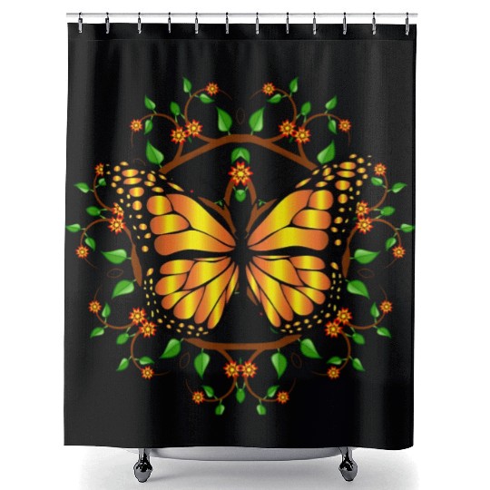Monarch Butterfly Save our butterflies Shower Curtains