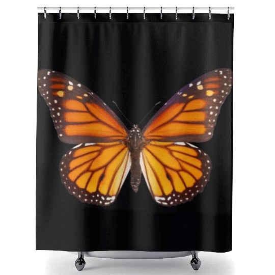 Monarch Butterfly Lover Shower Curtains Plant Milkweed