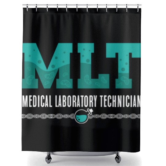 Lab Tech MLT Medical Laboratory Technician Science Shower Curtains