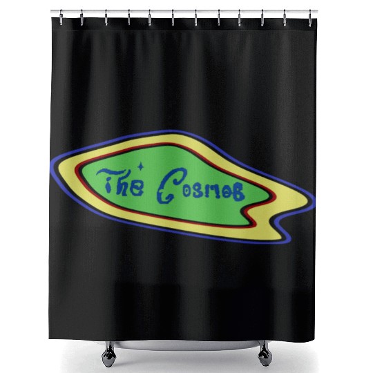 The Cosmos Alien Graphic Shower Curtains