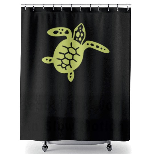 Green Sea Turtle Behold the World in Slow Motion Shower Curtains