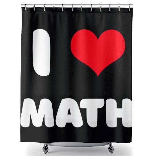 I love math Shower Curtains