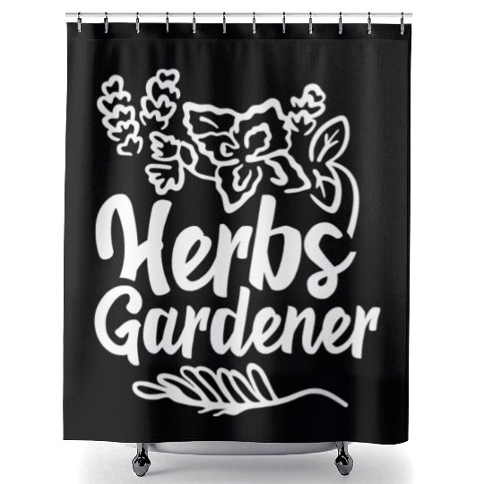 Herbs Gardener Gardening Herbalism Herb Herbalist Shower Curtains
