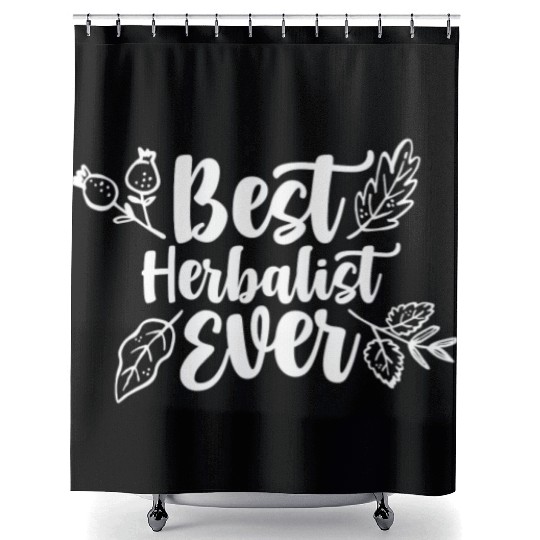Best Herbalist Ever Herbalism Herb Herbs Shower Curtains