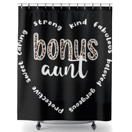 Bonus Aunt Appreciation Proud Bonus Auntie Gifts Shower Curtains