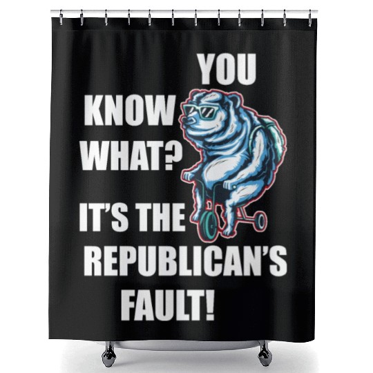 Joe Biden Running The Country's Like Riding A Bike Shower Curtains