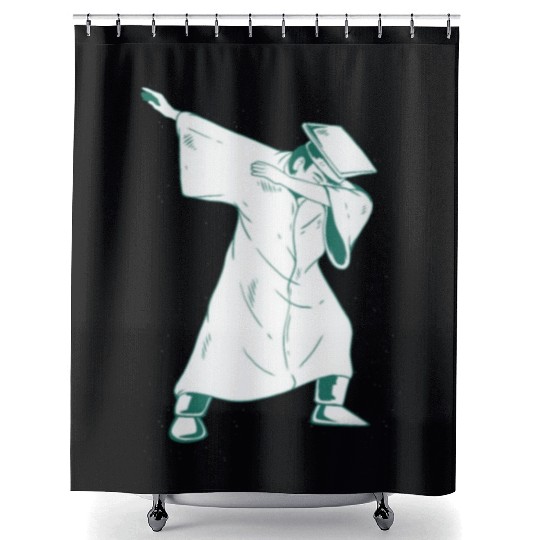 Graduation Dabbing University Graduation Dabbing U Shower Curtains