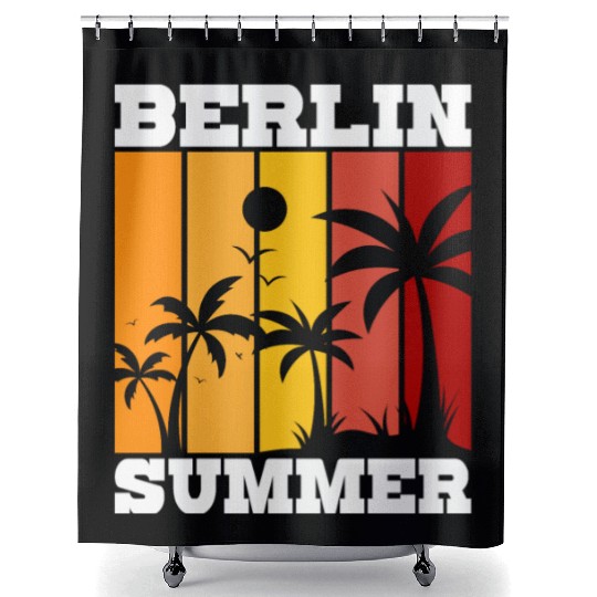 Berlin summer Shower Curtains