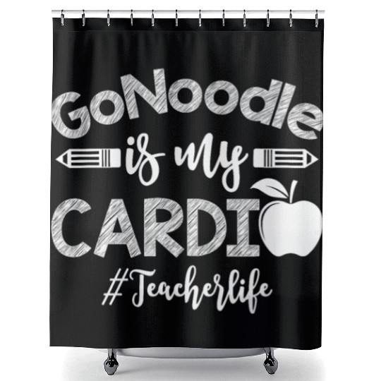 GoNoodle is My Cardio Teacher Life Shower Curtains
