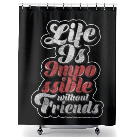 Friends Love Family Shower Curtains