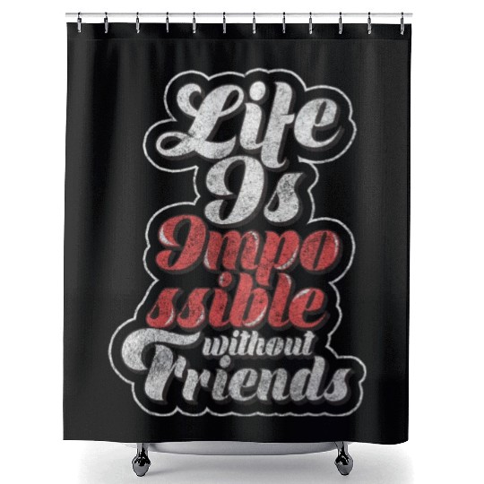 Friends Love Family Shower Curtains