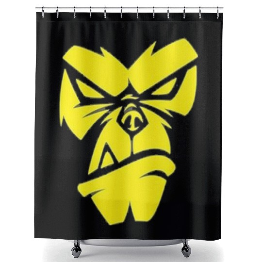 VEGAN Gorilla Shower Curtains