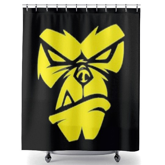 VEGAN Gorilla Shower Curtains