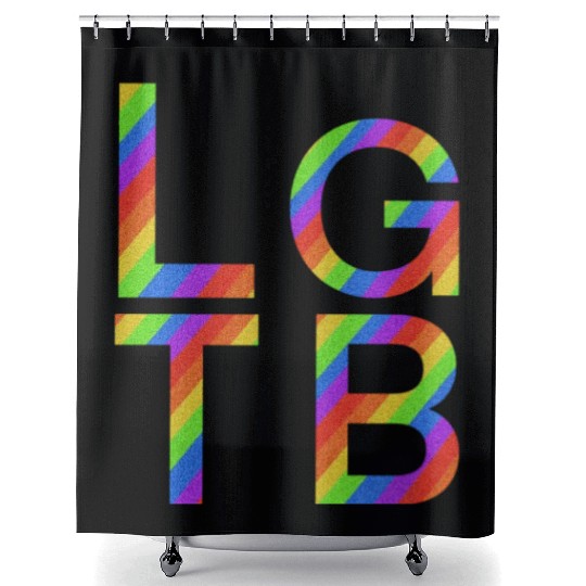 LGBT color - flag Pride lgbt community Shower Curtains
