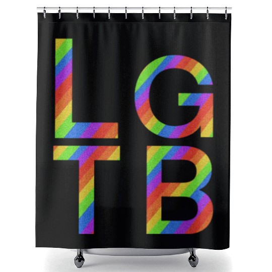 LGBT color - flag Pride lgbt community Shower Curtains