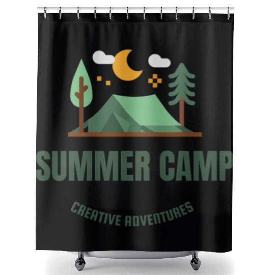 Summer Camp Shower Curtains