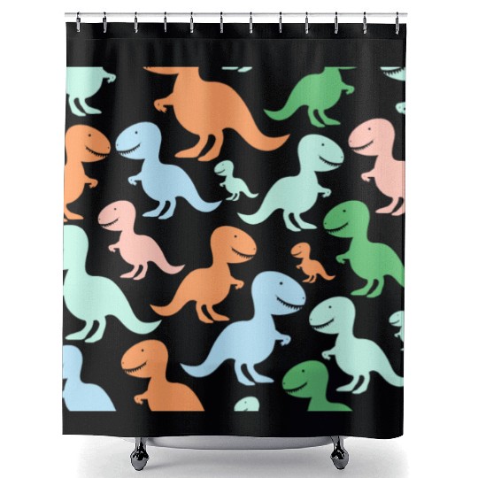 PAPA SAUR, Father's Day Shower Curtains