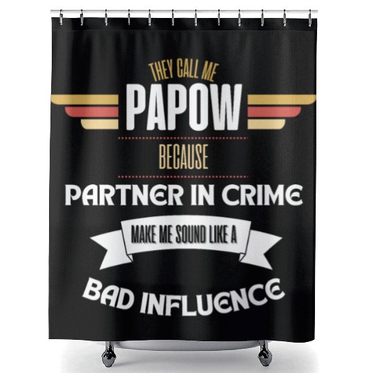 PAPA SAUR, Father's Day Shower Curtains