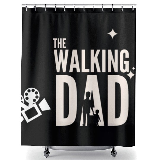 PAPA SAUR, Father's Day Shower Curtains