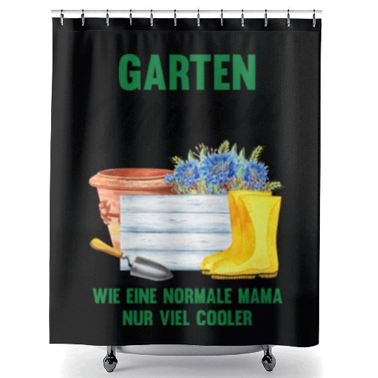 Garden Mom Funny Quote Gift Women Shower Curtains