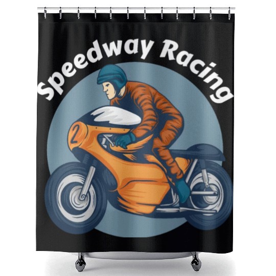 Speedway Racing Shower Curtains