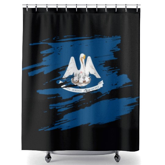 Louisiana Heartbeat Gift Shower Curtains