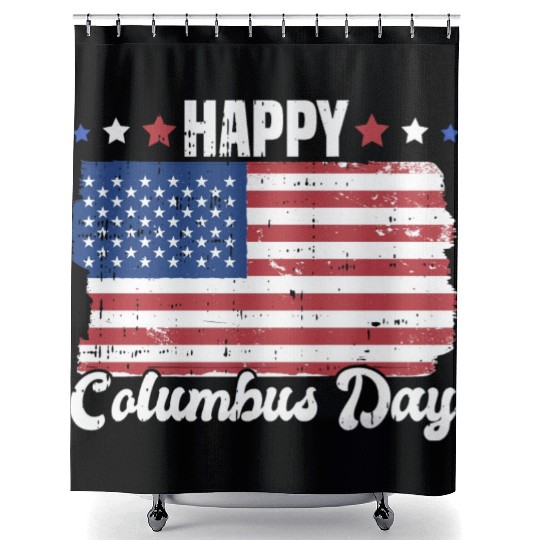 Columbus Day Italian Pride Shower Curtains