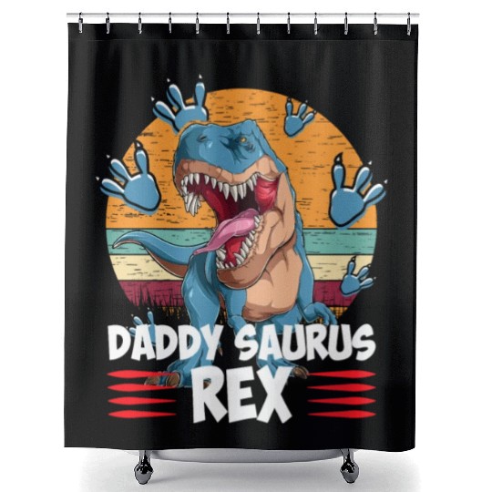 Daddysaurus Papasaurus Shower Curtains