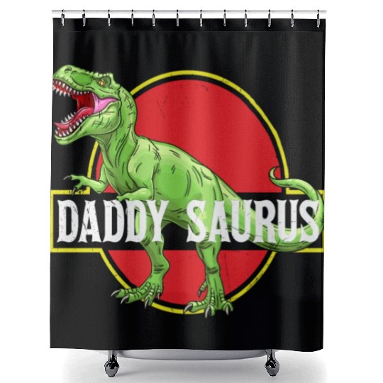 Daddysaurus Papasaurus Shower Curtains