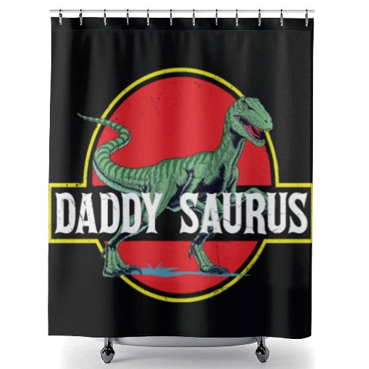 Daddysaurus Papasaurus Shower Curtains