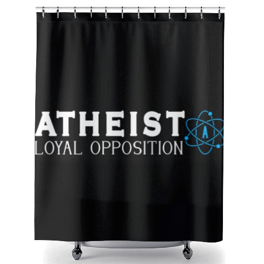 Atheist Atheism Anti Religion Securalism God Sucks Shower Curtains