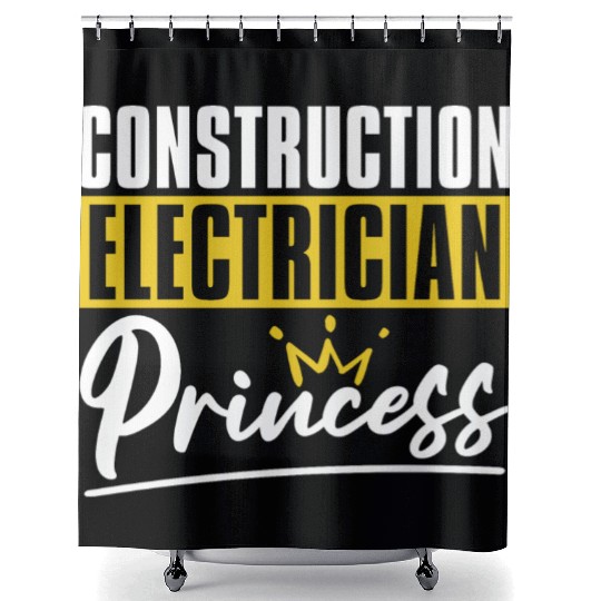 Electrician Electrical Engineer Lineman Shower Curtains