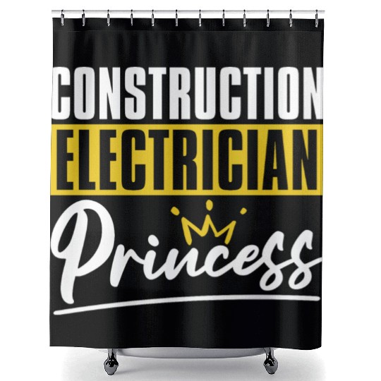 Electrician Electrical Engineer Lineman Shower Curtains