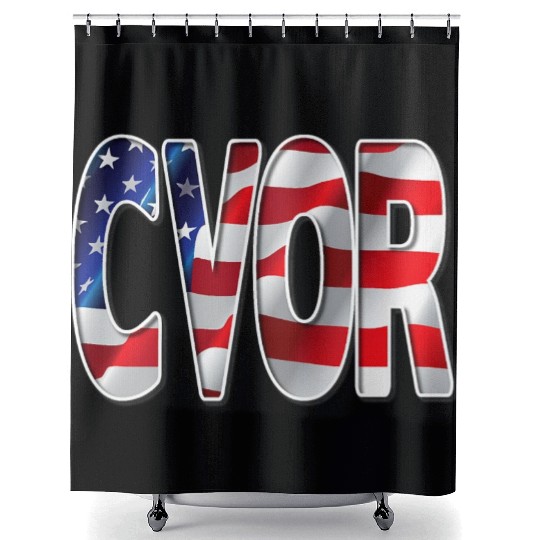Nurses USA Flag Stars Stripes CVOR Shower Curtains