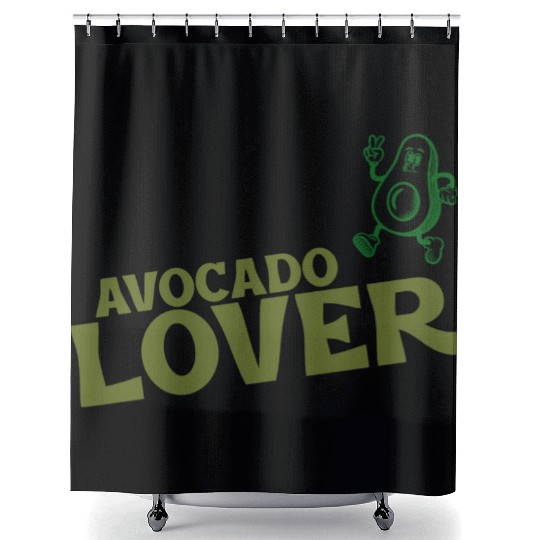 Avocado Lover Shower Curtains