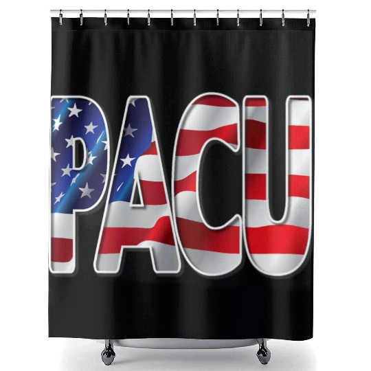 Nurses USA Flag Stars Stripes PACU Shower Curtains
