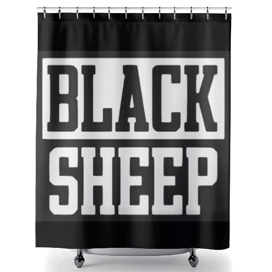 Black Sheep Shower Curtains