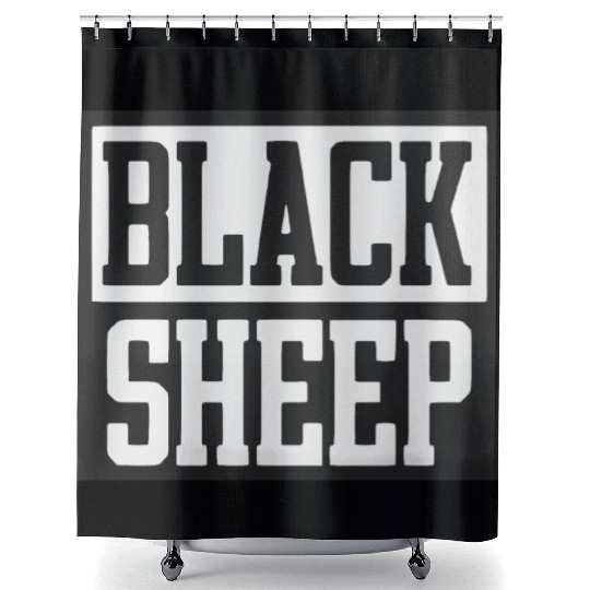 Black Sheep Shower Curtains