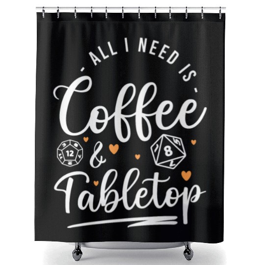Game Night Dice Shower Curtains