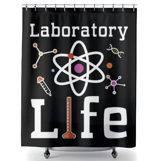 Laboratory Life Science Medical Technologist Shower Curtains